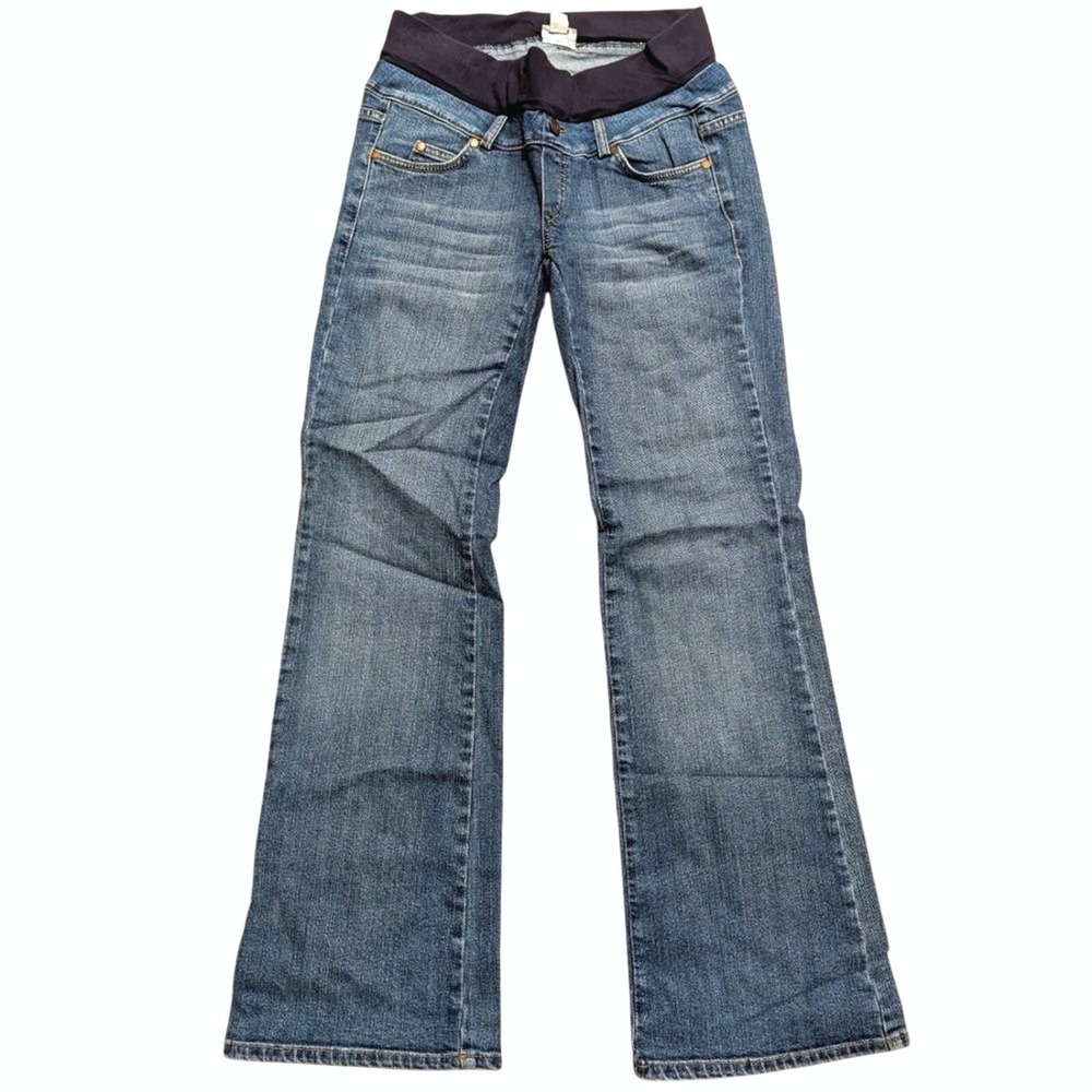Mimi‎ Maternity S Small Bootcut Jeans Boot Leg Denim